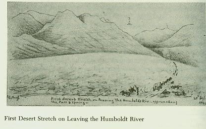 Bruff's 1849 Drawing of Beginning of the Applegate Trail